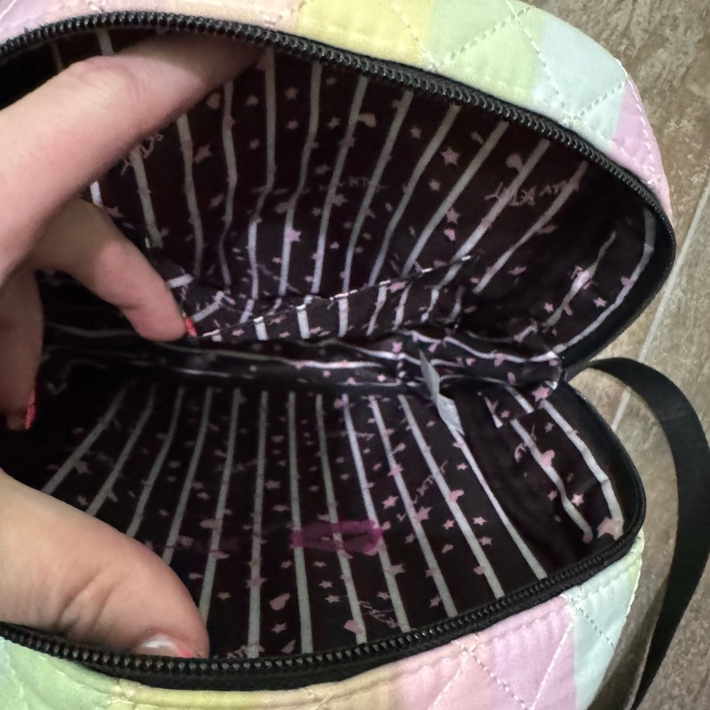 Betsey Johnson Quilted Pastel Backpack - Picture 7 of 11